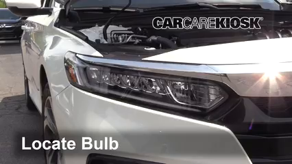 2019 Honda Accord Sport 2.0L 4 Cyl. Turbo Lights Highbeam (replace bulb)